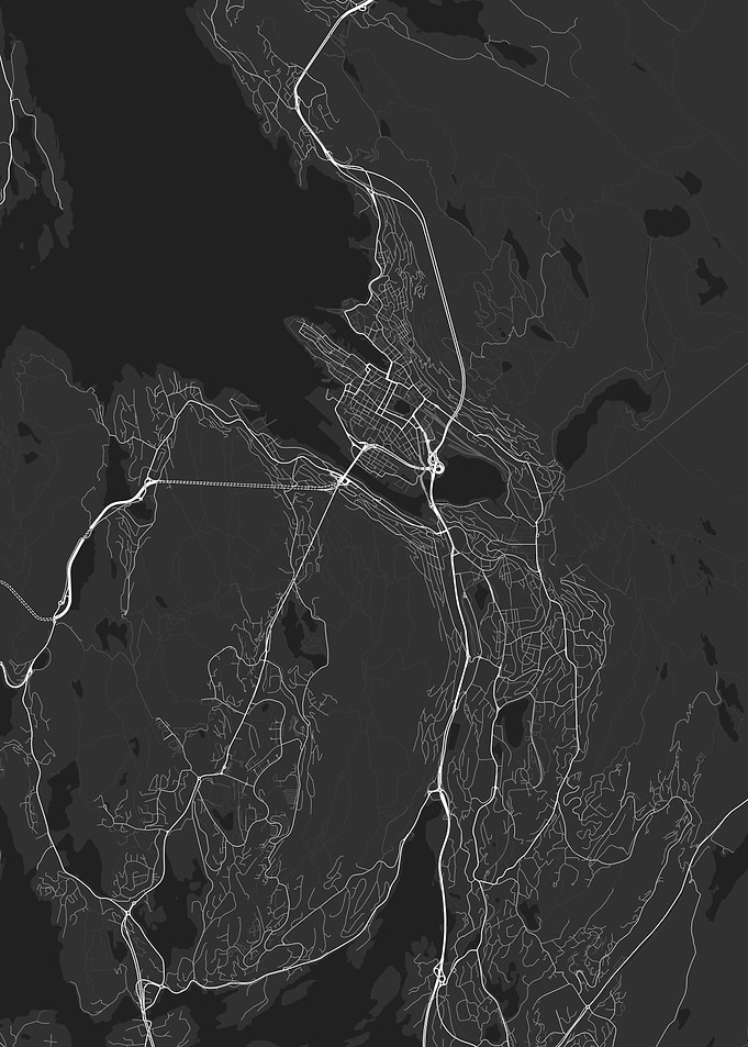 Bergen Norway Map