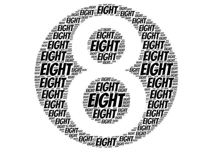 Eight Word Cloud