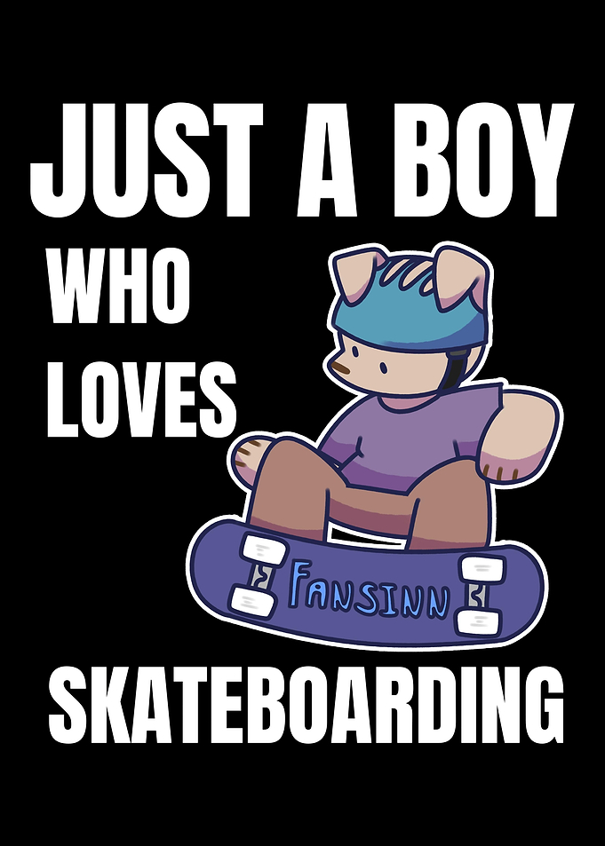 Dog Skateboard boy