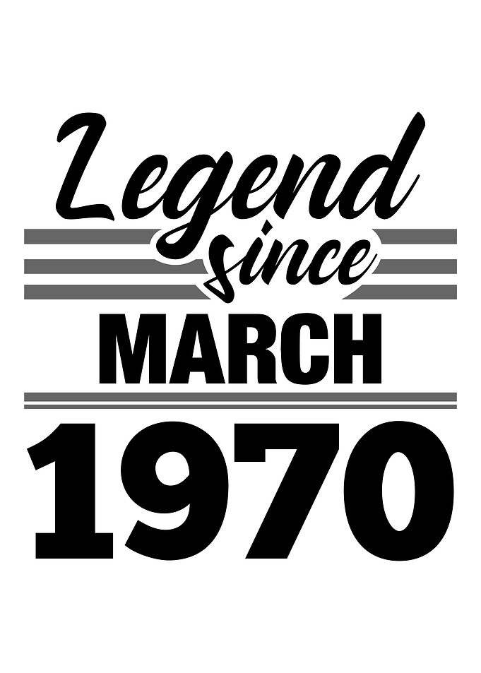 Legend Since March 1970