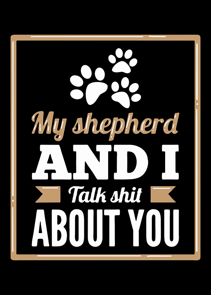 My German Shepherd And I T