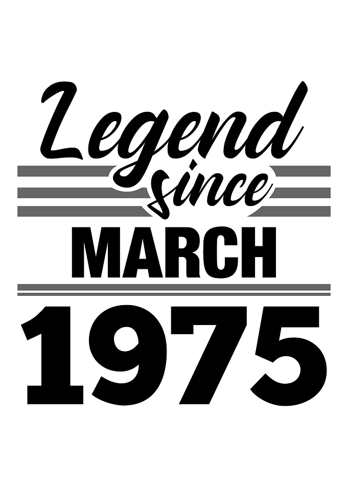 Legend Since March 1975