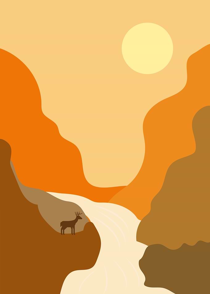 Deer by the River