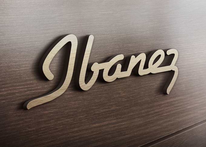 Ibanez Logo emblem text