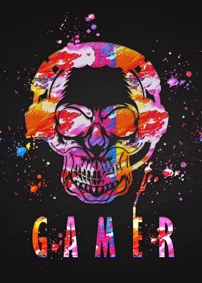 gamer painting
