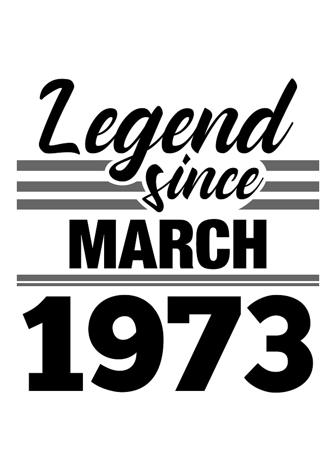 Legend Since March 1973