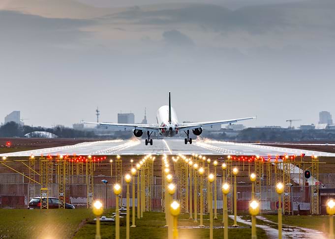 Aviation runway landing