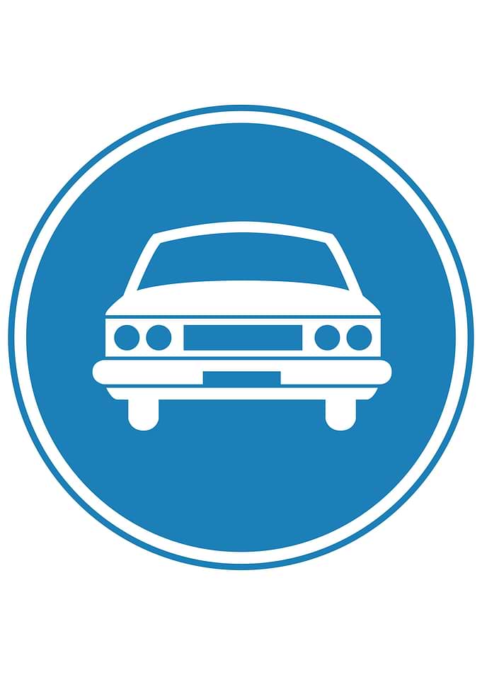 Korean Road Sign Car