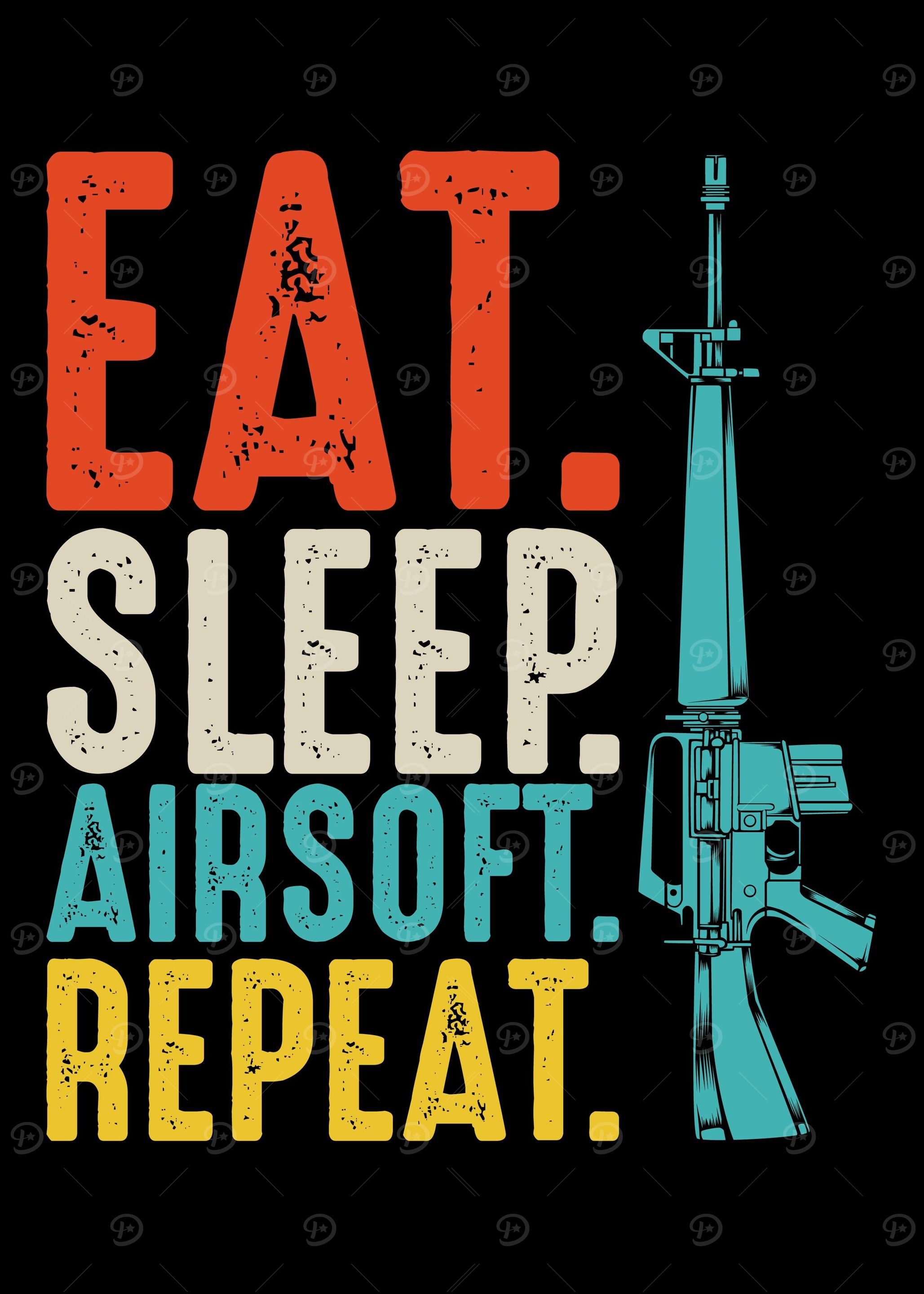 Eat Sleep Airsoft Repeat T