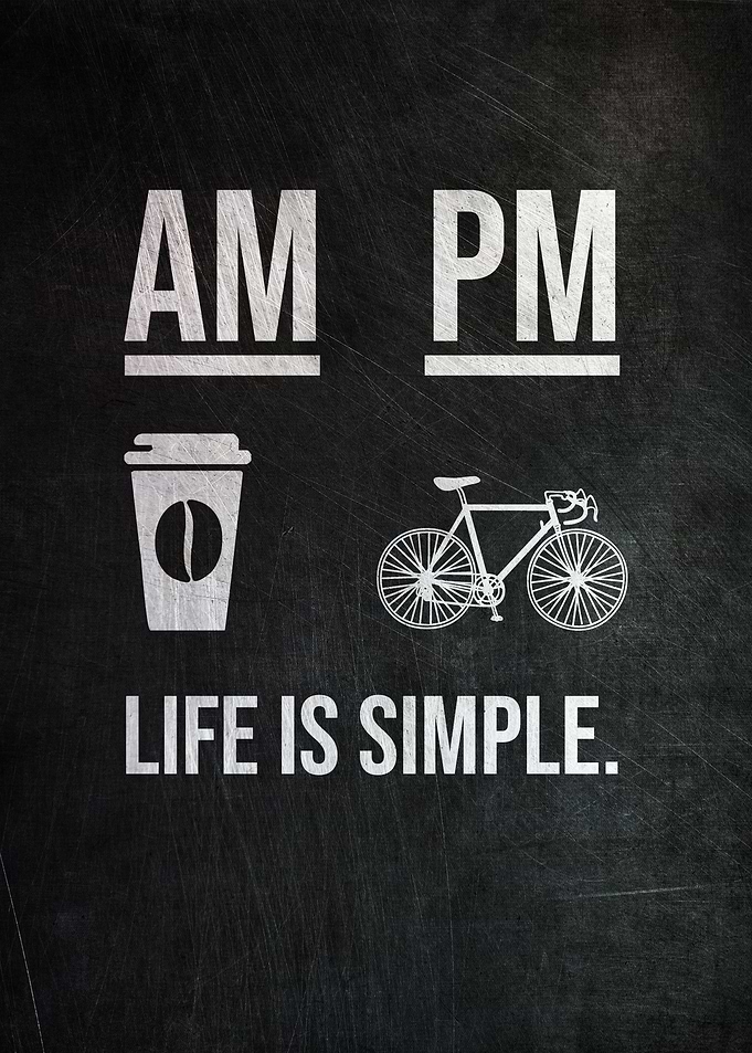 AM Coffee PM Cycling