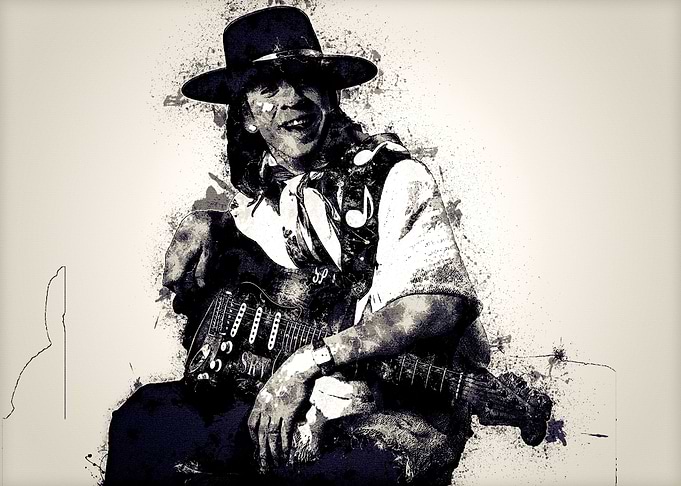 Stevie Ray Vaughan Art 32