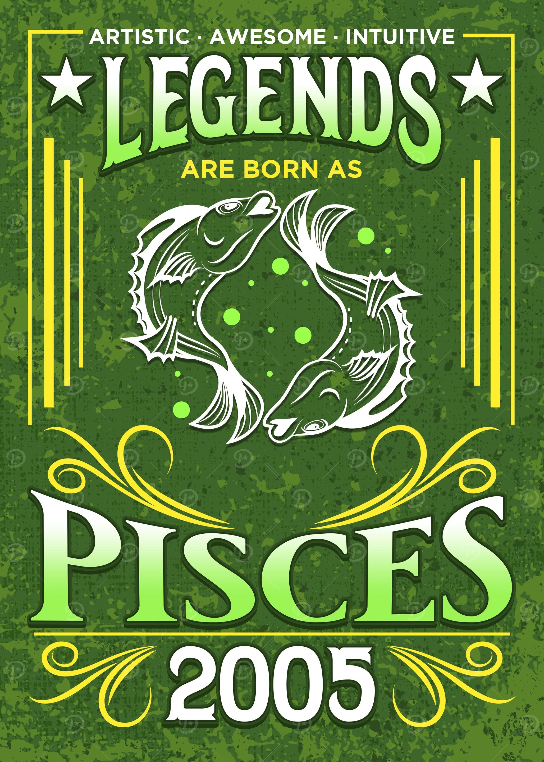 Born As Pisces 2005 Gift