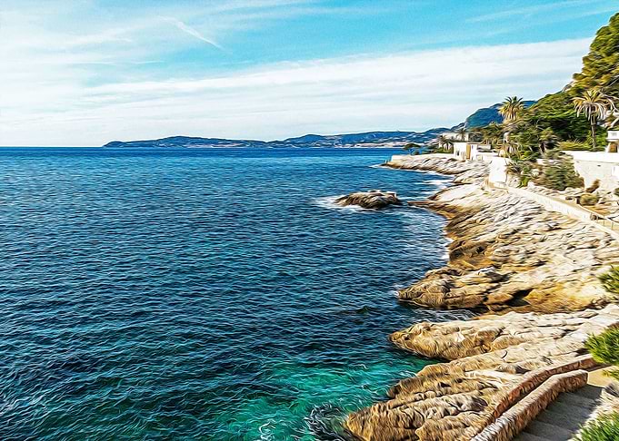 Seacoast of Riviera
