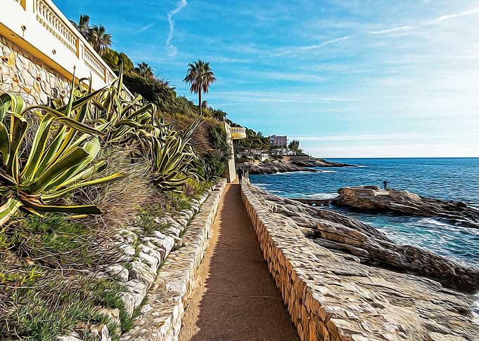 Seacoast of Riviera