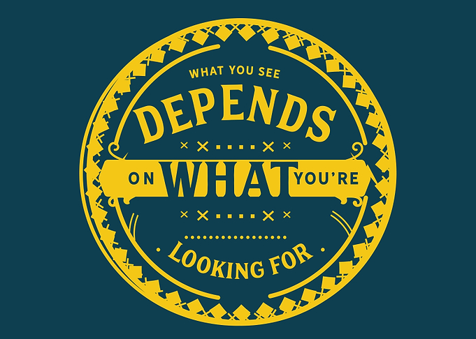 What you see depends on