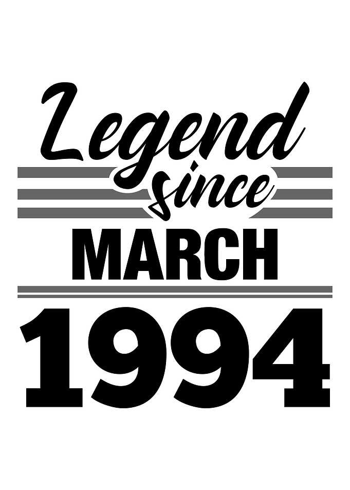 Legend Since March 1994
