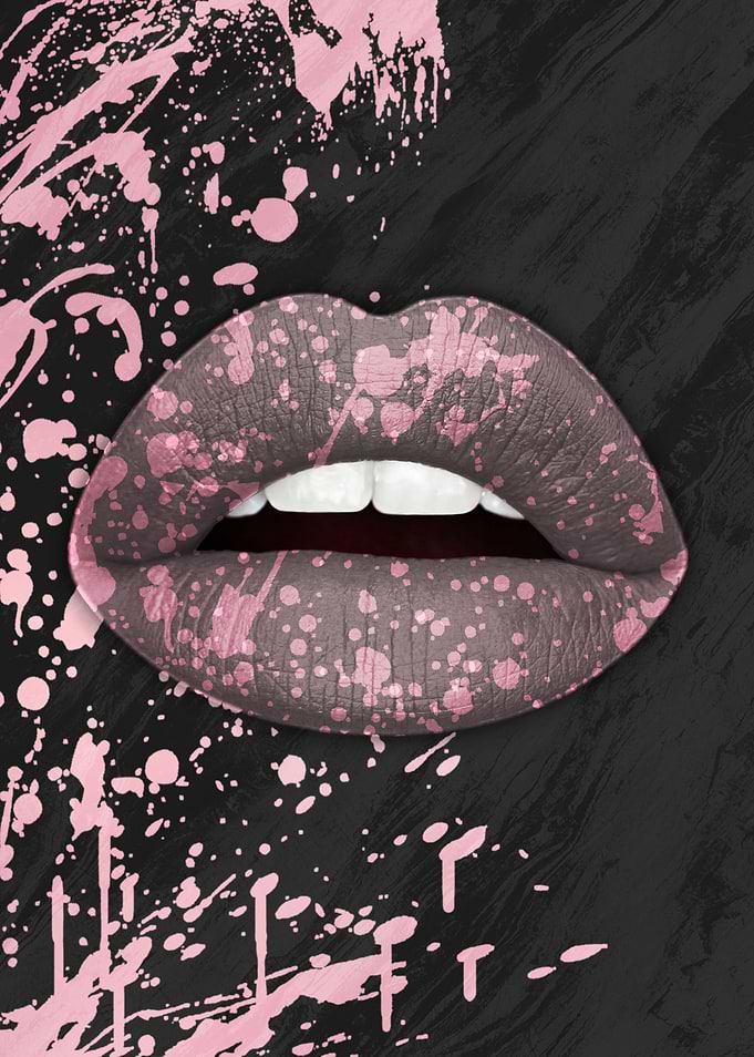 Abstract Pink Lips