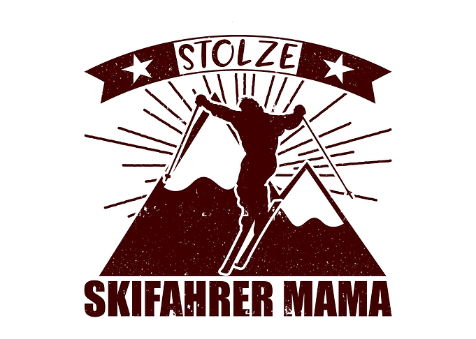Proud Skiers Mama Mom