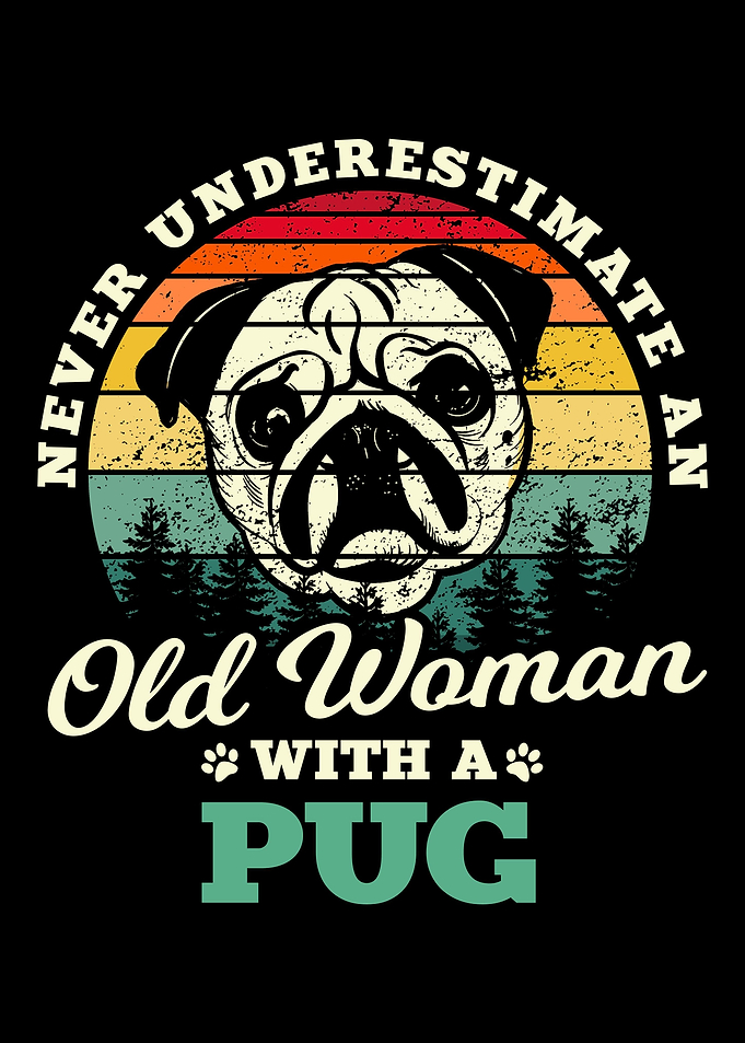 Woman With Pug
