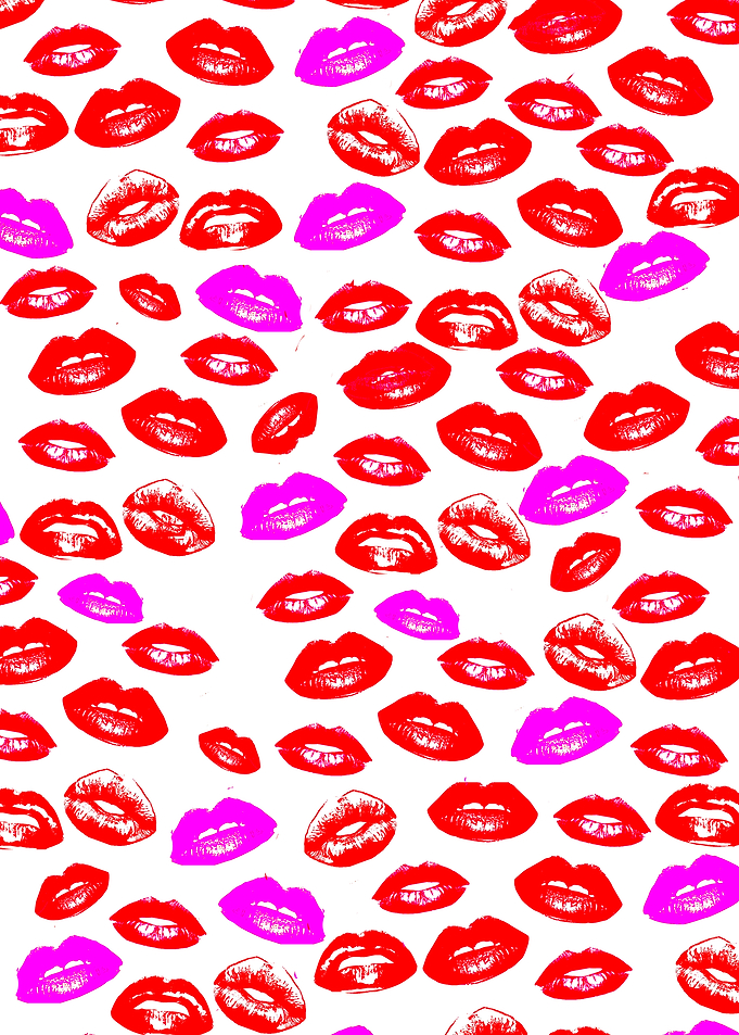 Pink Lips Pattern