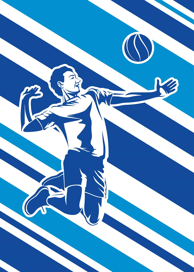 Volleyball boy