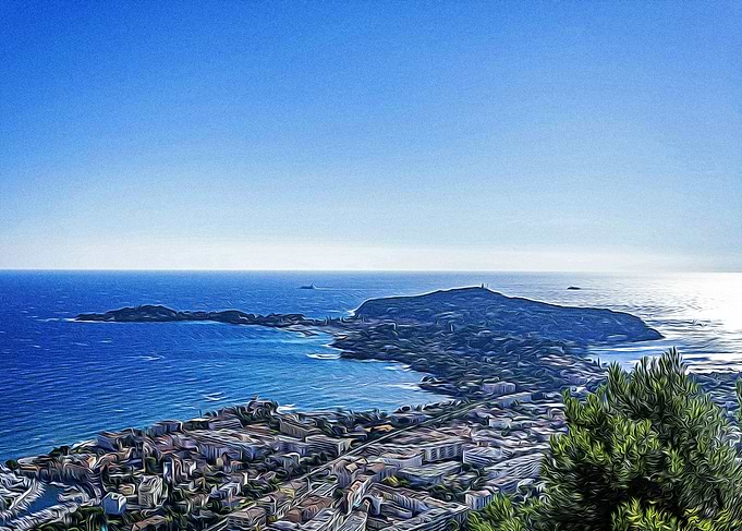 Seacoast of Cap Ferrat