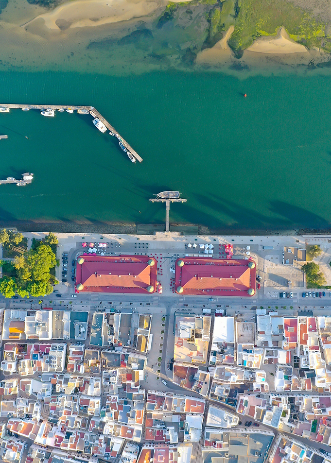 Vertical top view