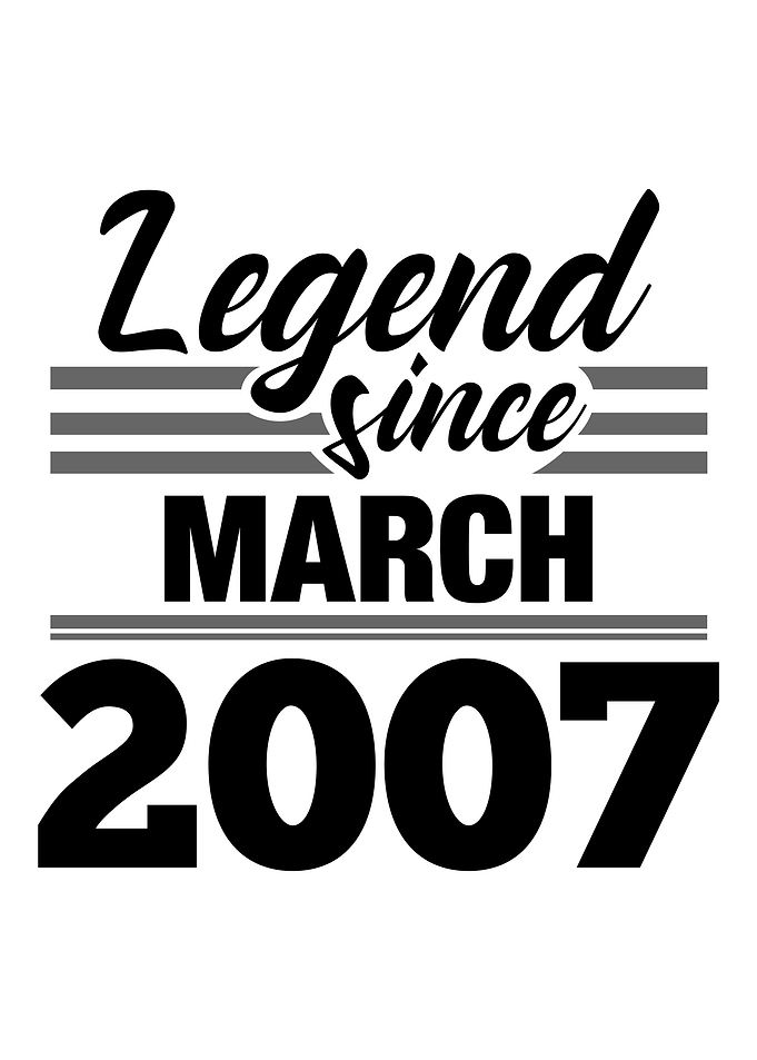 Legend Since March 2007
