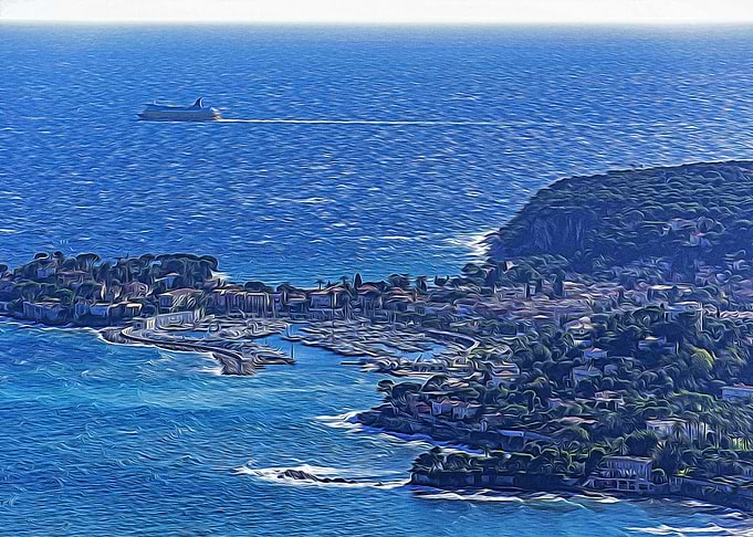 Seacoast of Cap Ferrat