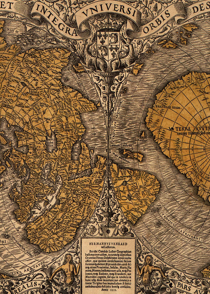 Universi Orbis Vintage Map