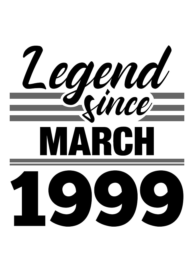 Legend Since March 1999