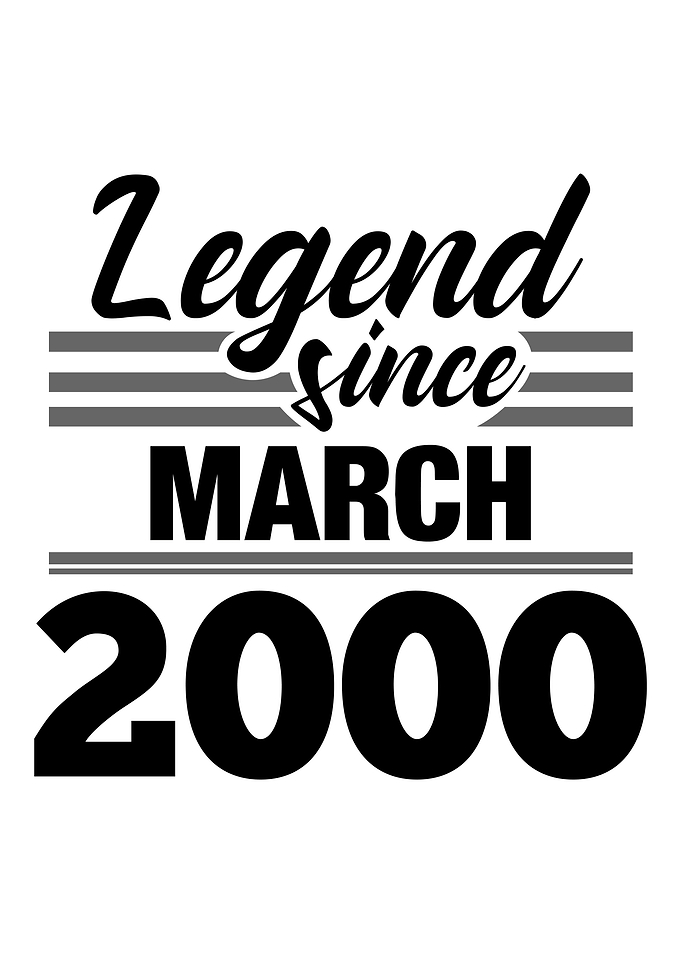 Legend Since March 2000
