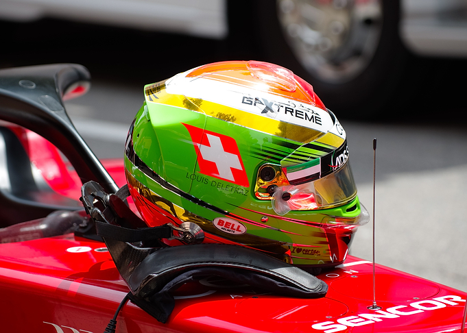 Helmet on display