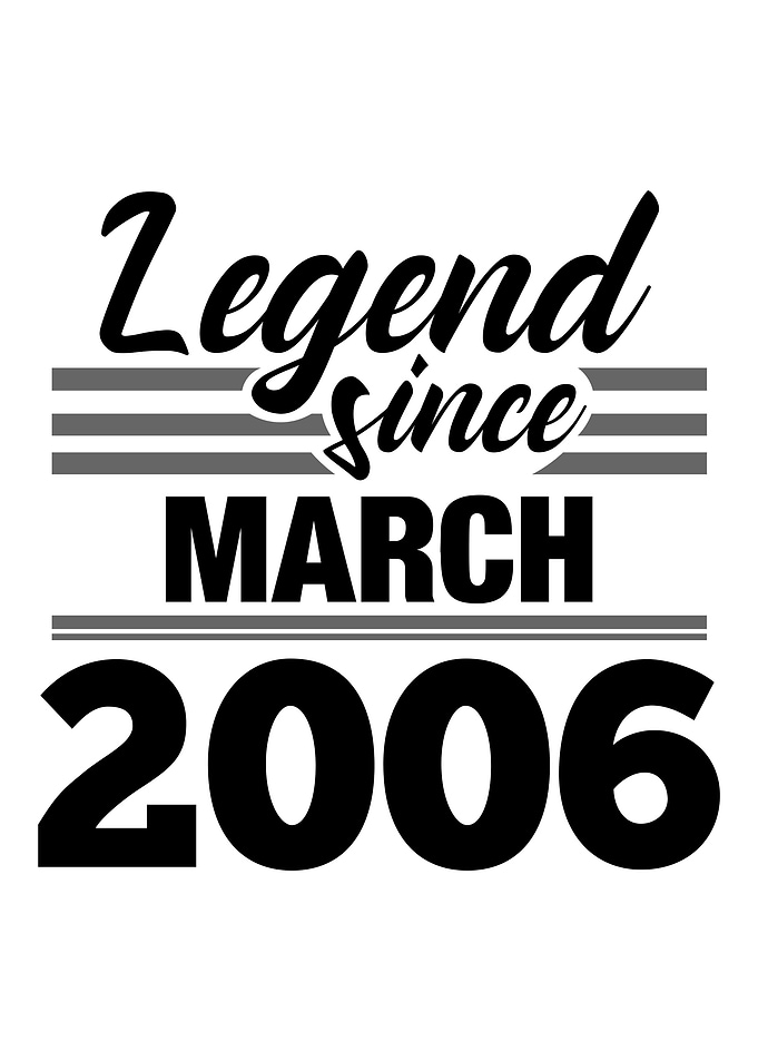 Legend Since March 2006