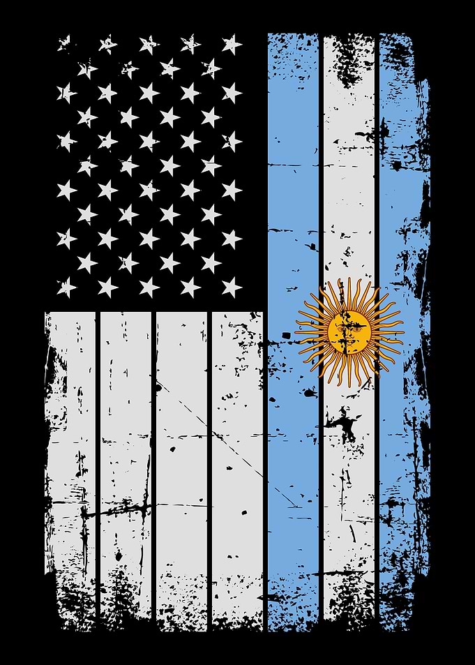 Argentina flag USA