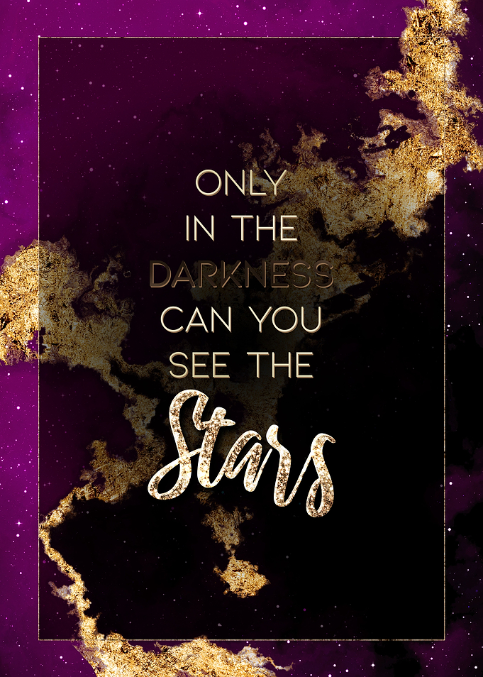 Only in Darkness Stars Art