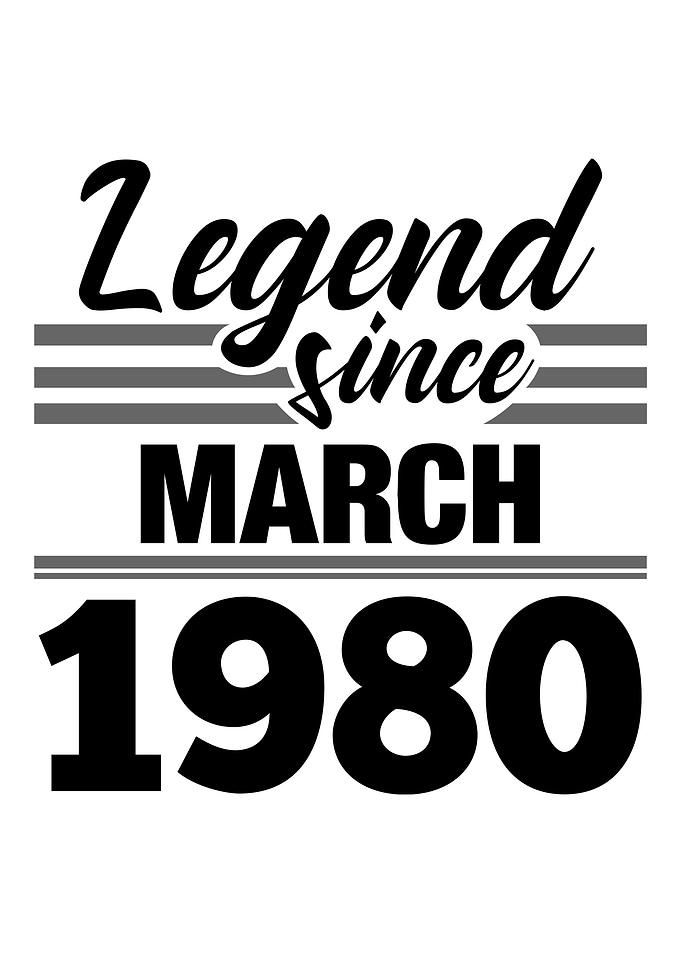 Legend Since March 1980