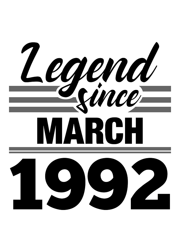 Legend Since March 1992