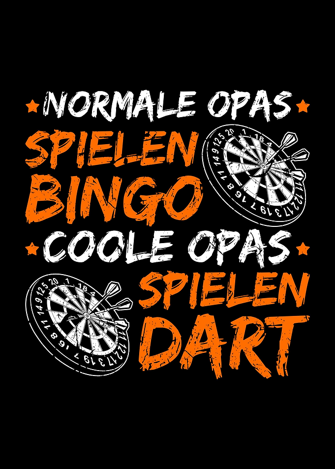 Coole Opas Spielen Dart