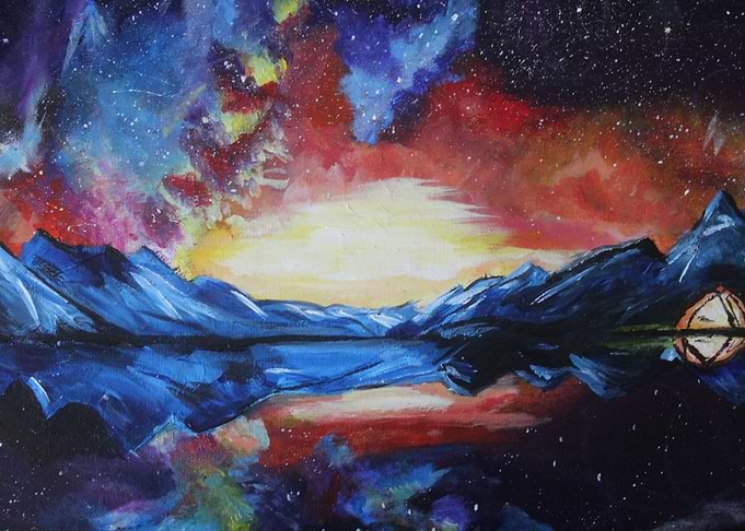 Galaxy Sunset