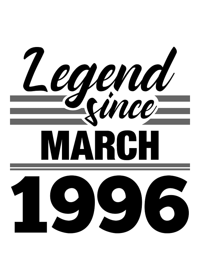 Legend Since March 1996