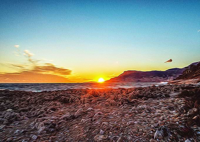 Bay of Monaco at sunset