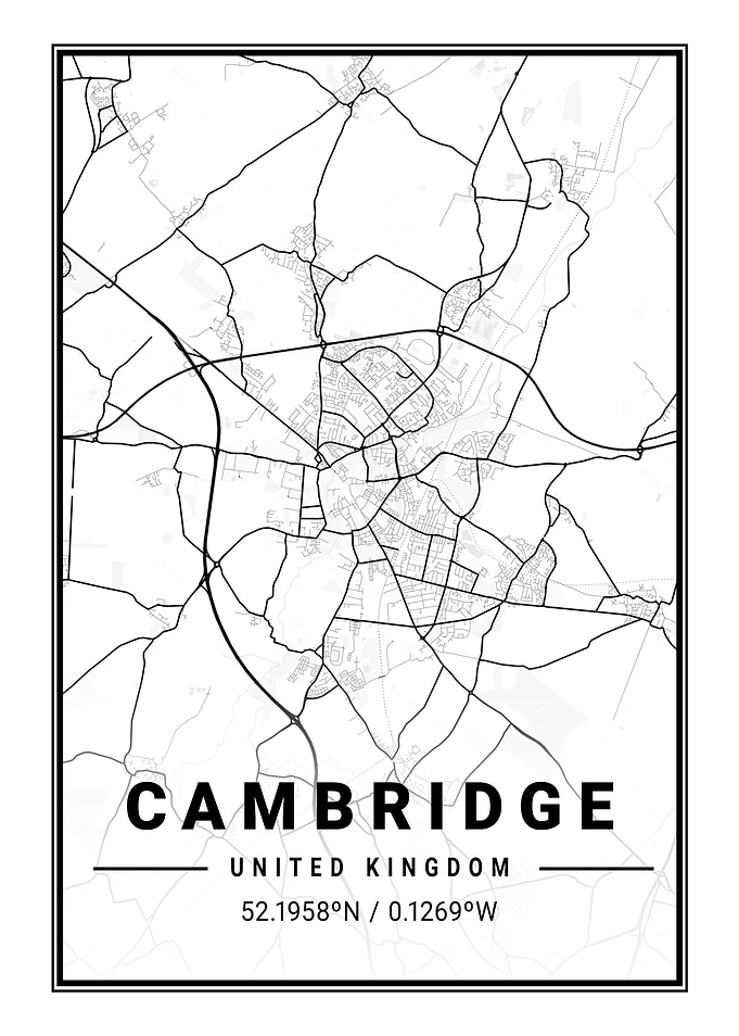 Cambridge Light City Map