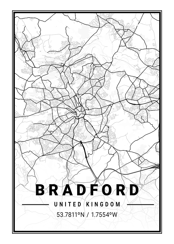 Bradford Light City Map