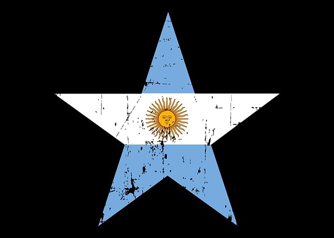 Argentina flag star