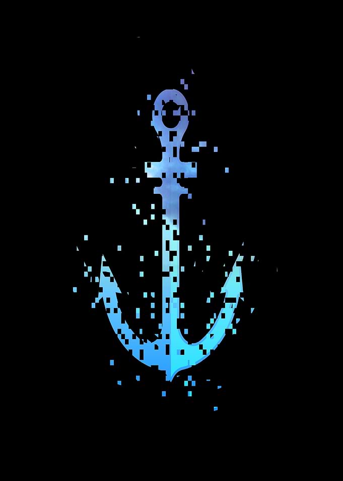 Beautiful sailing anchor