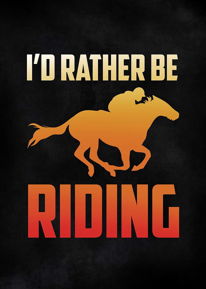 Funny Horse Riding Pun