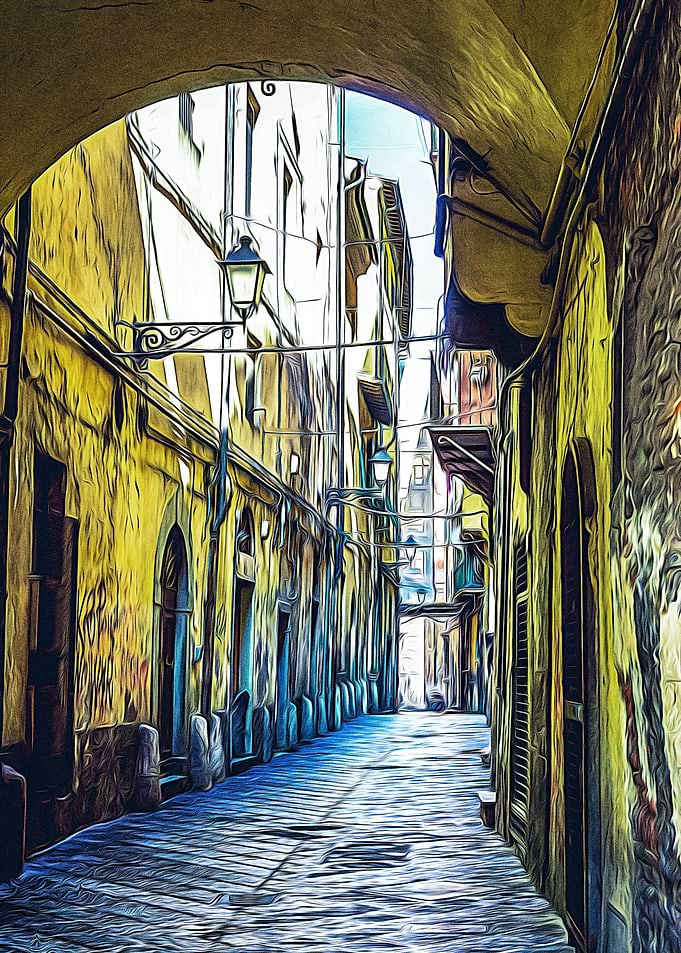 Medieval center of Pisa