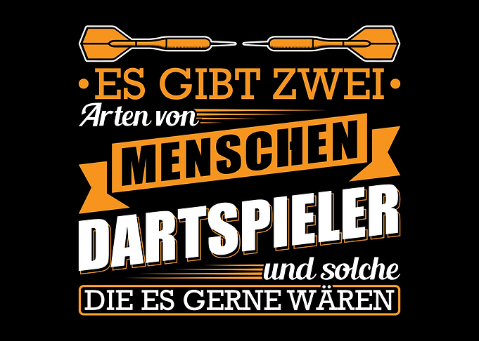 Dartspieler Geschenk Dart