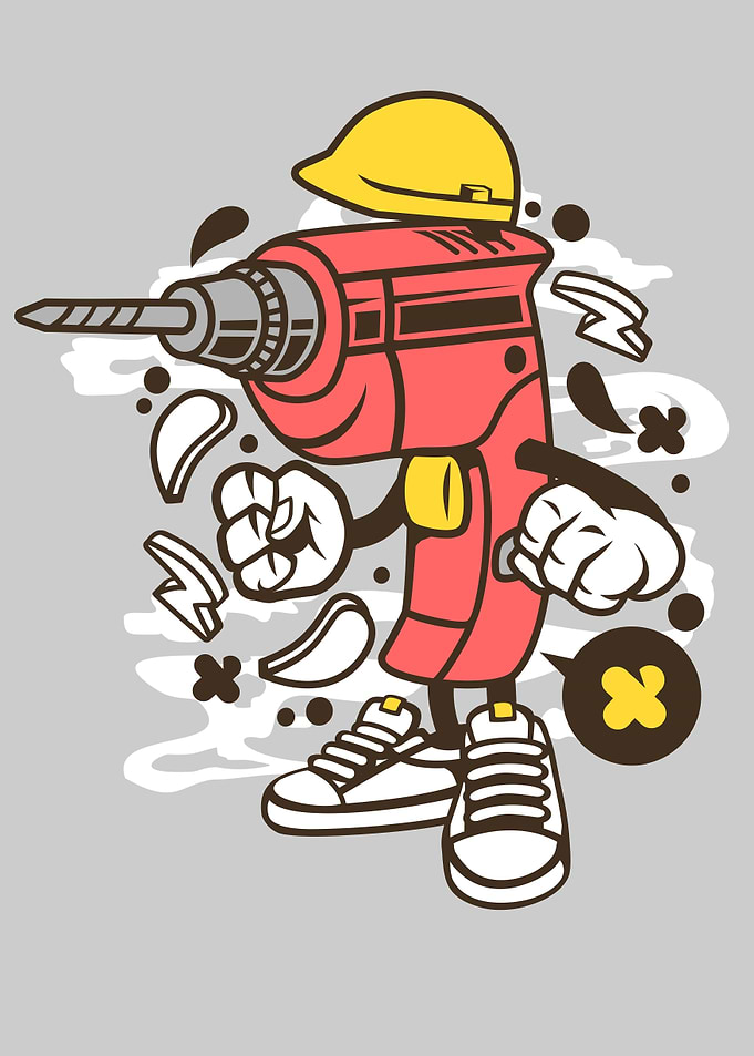 Cartoon Drill